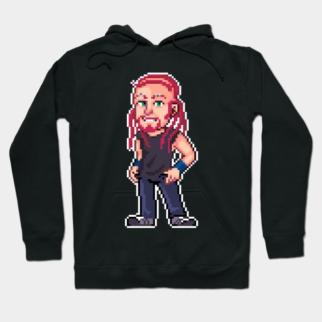 Pixels the Drummer Hoodie by geekmythology